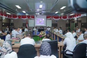 Pj Bupati Kampar Ikuti Zoomeeting Dengan Mendagri, Menpan RB dan Kepala BKN RI