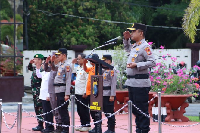 
					Polres Inhil Gelar Apel Kesiapan Tanggap Darurat Bencana Hidrometeorologi, Pastikan Respons Cepat dan Sinergitas Lintas Sektoral