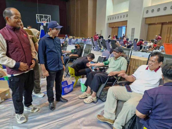 
					Dukung Ketersediaan Stok Darah, Kegiatan Donor Darah ke-75 KDD Riau Kompleks RAPP Berhasil Himpun 1.257 Kantong