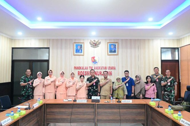 
					Kurangi Beban TPA, Lanud Roesmin Nurjadin Gandeng DLHK Pekanbaru Optimalkan Pengolahan Sampah